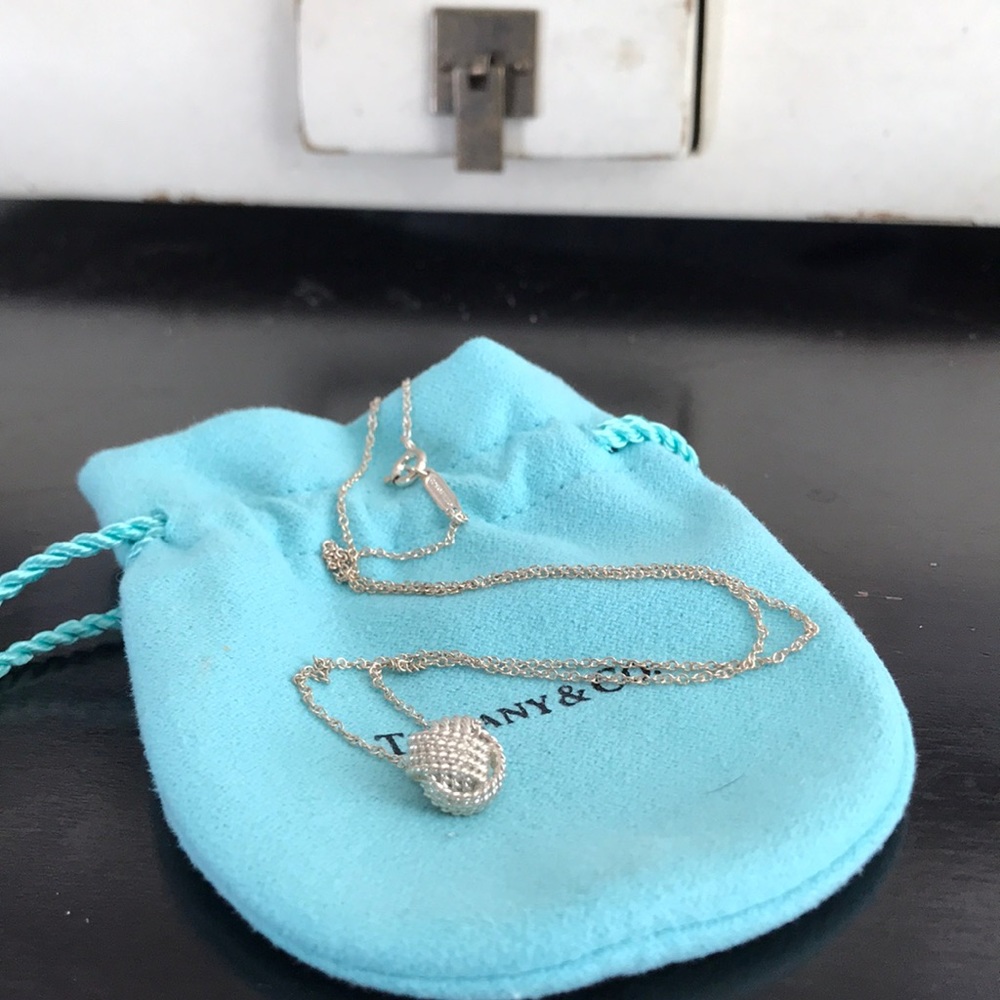 Authentic T&Co. Sterling Knot Pendant